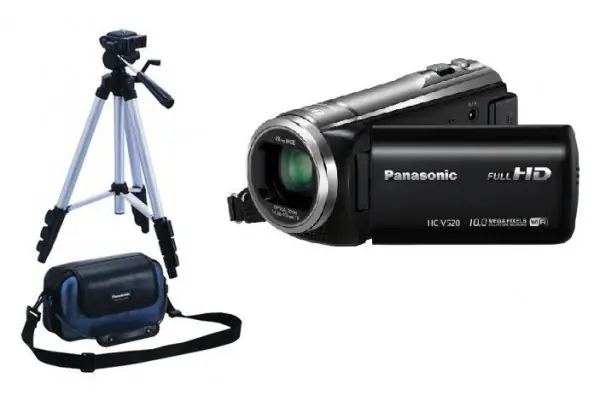 Disponible Ahora Pack Videocámara Panasonic HC-V520 + Funda + Trípode
