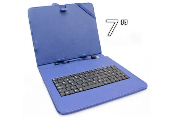 Precio Rebajado Funda Tablet Teclado 7 " Azul