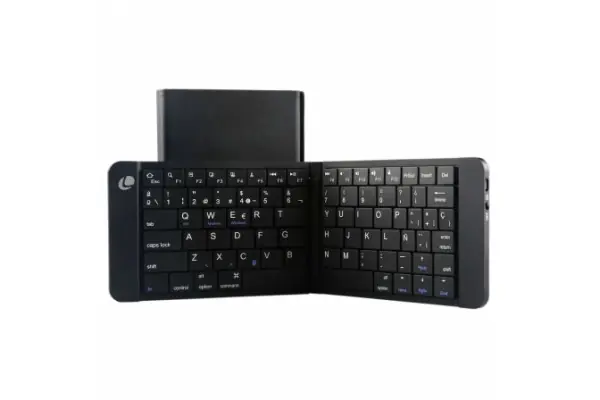 Teclado Mini Bluetooth Leotec LERK04K Negro - Plegable - 80 Teclas - Bateria 90mah - Abs Y Aluminio - Compatible Windows / Ios / Android Promoción