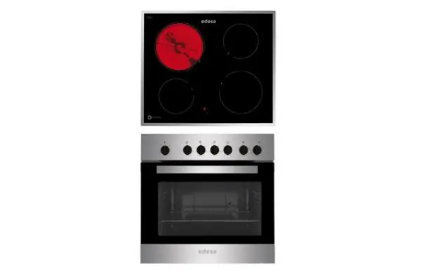 Conjunto Horno + Placa Edesa Urban-HV3 X Solo Por Tiempo Limitado