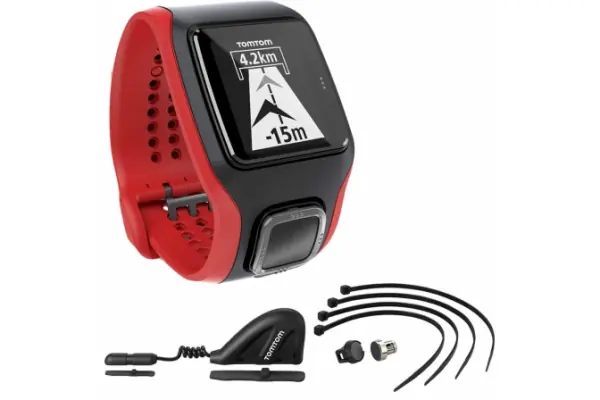 Reloj Gps Tomtom Mult-isport Cardio Negro Rojo Altimetro Cadencia Precio Reducido