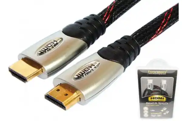 Cable HDMI Oro v1.4 1.8 Metros 4K Compra Ahora