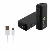 Bateria Externa Universal Muvit 2600mah - 1xusb - 1xmicrousb - Led Indicador De Carga - Linterna - Incluye Cable Usb-microusb - Negra Imprescindible (Must-Have)
