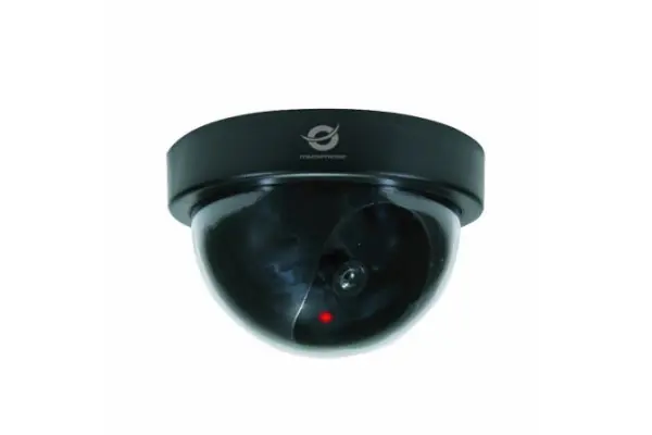 Venta Final Camara Conceptronic Dummy Dome CFCAMD - Imitacion Domo Real - Luz Roja Intermitente - Lente Simulada - Autonomia 2-3 Meses - 2xaa (no Incluidas)