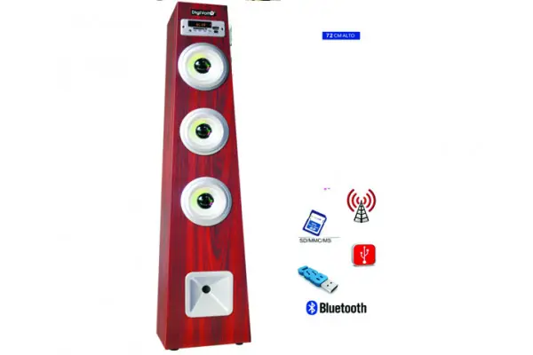 Altavoz Bluetooth Madera Digivolt TORRE-3 Novedad