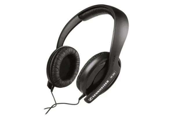 Devolución Gratuita Auricular Diadema Sennheiser Hd 202 18-18000hz 115db Jack 3.5mm + Adaptador A 6.3mm Cable 3m Para Mp3 / Ipod / Iphone / Reprod Cd Negro