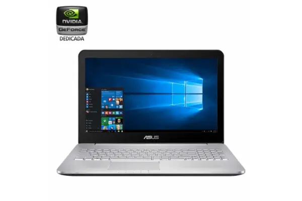 Bestseller Portatil Asus N552vx-fw319t - I7-6700hq 2.6GHZ - 8GB - 1TB+128GB Ssd - Gtx950m 2GB - 15.6"/39.6cm Fhd - Dvd Rw - Hdmi - Vga - Bt - W10 - Plata