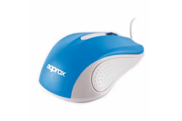 Precio Económico Raton Optico Approx APPOMLITELBV2 Azul/gris - 1000dpi - Plug And Play - Usb 2.0