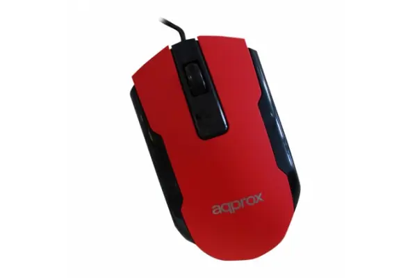 Devolución Gratuita Raton Optico Approx APPOMOFFICER Rojo - 1000dpi - Plug And Play - Usb 2.0