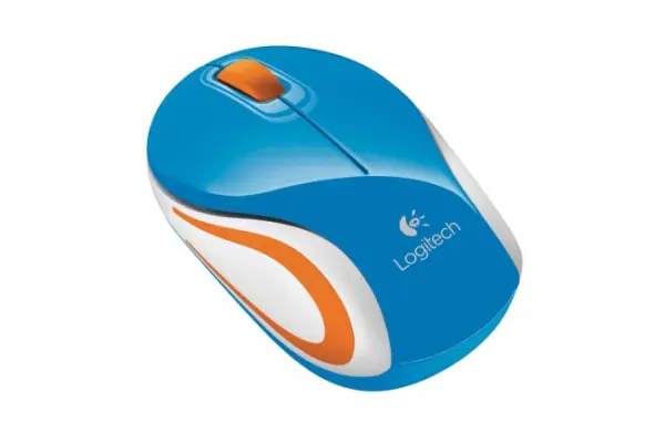 Raton Optico Inalambrico Mini Logitech M187 2.4GHZ Nano Receptor Usb Azul 910-002733 Última Oportunidad