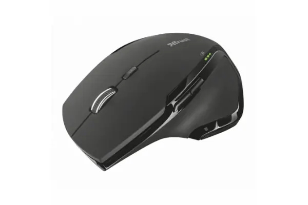 Raton Inalambrico Trust Evo - Sensor Optico - 4 Botones - 800/1200/1600dpi - Indicadores Led Velocidad Y Bateria - Receptor Micro Usb - 2xaa Certificado