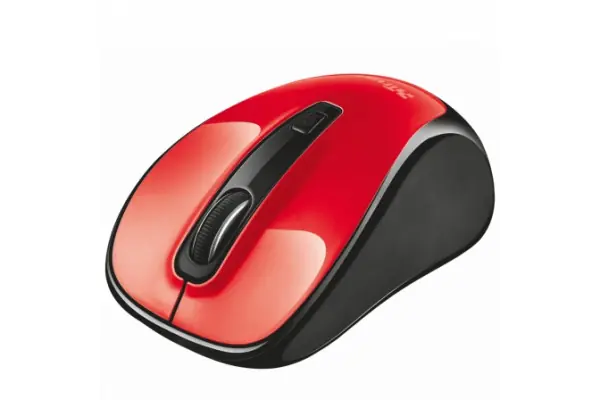 Raton Inalambrico Trust Xani 21476 - Bluetooth - Sensor Optico - Alcance 10 Metros - 800-1200-1600 Dpi - 1xaa - Negro Y Rojo Mejor Precio