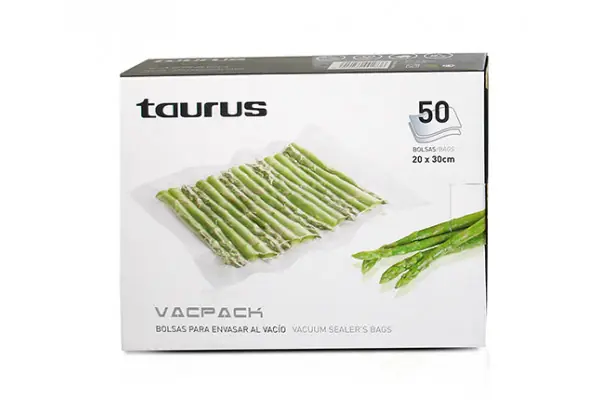 Novedad Bolsas envasadoras Taurus Vac6000 20X30 50und