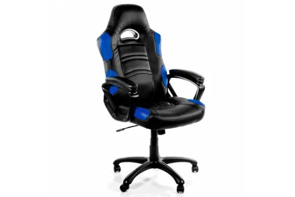 Imprescindible (Must-Have) Silla Gamer Arozzi Enzo Azul - Altura Ajustable - Reposabrazos Acolchados - Respaldo Inclinable - 5 Ruedas - Soporta Hasta 120kg