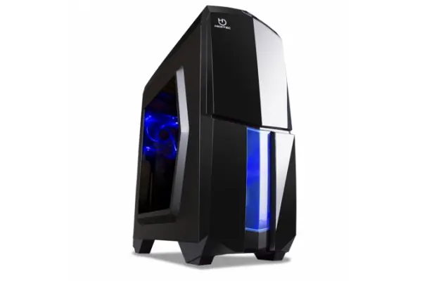 Caja Semitorre Hiditec Ng-x1 Black CHA010004 - Usb 3.0 - Lector De Tarjetas - Micro Atx - Color Negro Ocasión Especial