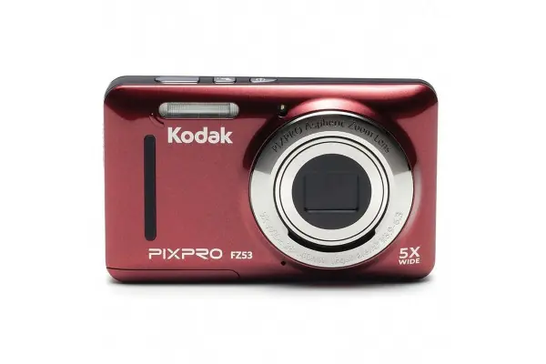 CÁMARA DIGITAL KODAK PIXPRO FZ53 ROJA - 16MPX - LCD 2.7‘/6.82CM - ZOOM 5X OPT - ANGULAR 28MM - VÍDEO HD 720P - USB 2.0 - ESTABILIZADOR DE IMAGEN Devolución Gratuita