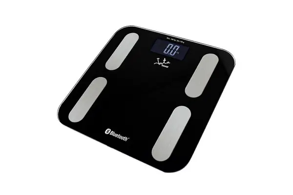 Precio Económico Báscula De Baño Jata 593 - Analizador Corporal 8 Funciones - Bt - Capacidad 180Kg - Graduacion 100G - 7 Memorias - Base Cristal Seguridad