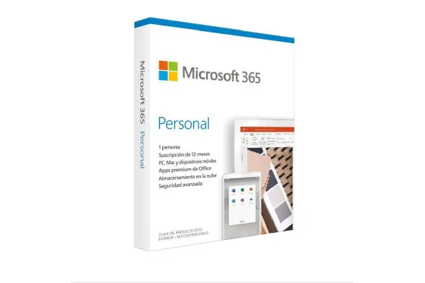 Microsoft 365 Personal - Word - Excel - Powerpoint - Outlook - Almacenamiento Nube - Seguridad Avanzada - 1 Usuario/1 Año - Multidispositivo - No Cd Alta Calidad
