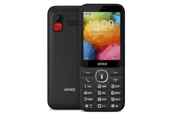 Teléfono Móvil Wiko F200 Para Personas Mayores/ Negro Más Vendido