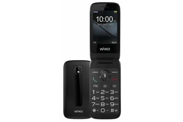 Solo Hoy Teléfono Móvil Wiko F300 Para Personas Mayores/ Negro