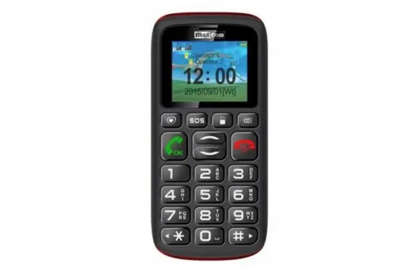 MÓVIL MAXCOM MM428 1,8" 2G BLACK RED Stock Limitado