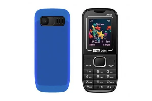 Última Versión MÓVIL MAXCOM MM135 1,77" VGA 2G BLACK BLUE