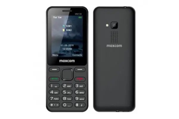 MÓVIL MAXCOM MM139 2,4" VGA 2G BLACK Ocasión Especial