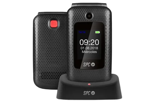 Teléfono Móvil Spc Goliath Cool Black Para Personas Mayores/ Negro Directo De Fábrica