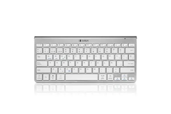 Teclado Compacto Inalámbrico Por Bluetooth Subblim Pure Compact/ Plata Oferta Flash