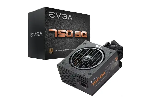 Envío Exprés Fuente De Alimentación Evga 750 Bq/ 750W/ Ventilador 14Cm/ 80 Plus Bronze