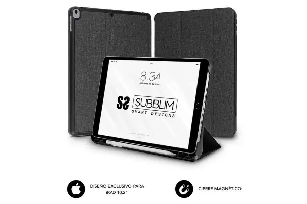 Funda Subblim Shock Case Para Tablet Ipad 10.2‘/ Negra Stock Limitado