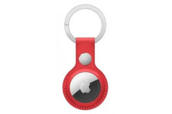 No Te Lo Pierdas Apple Airtag Llavero Cuero/ Rojo/ Mk103Zm/A