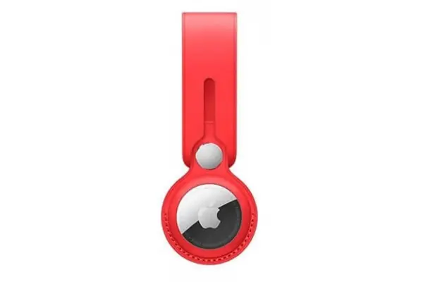 Oferta Flash Apple Airtag Loop Cuero/ Rojo/ Mk0V3Zm/A