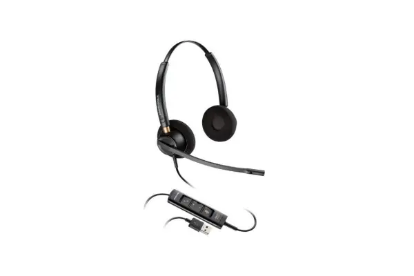Auriculares Plantronics Encorepro Hw525/ Con Micrófono/ Usb/ Negros Entrega Rápida
