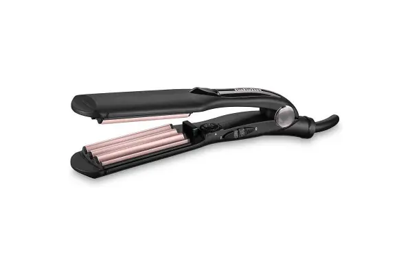 Venta Final Plancha Para El Pelo Babyliss The Crimper 2165Ce/ Negra Y Rosa