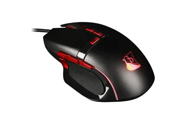 Ratón Gaming Konix Drakkar Prime Baldur/ Hasta 5000 Dpi/ Negro Y Rojo Mejor Precio
