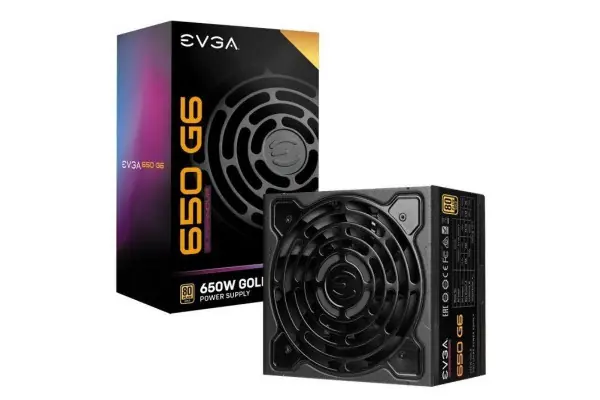 Fuente De Alimentación Evga 650 G6 Supernova/ 650W/ Ventilador 13.5Cm/ 80 Plus Gold Envío Inmediato