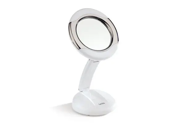 Stock Limitado Espejo Cosmético De Maquillaje Con Luz Laica Md6051/ Ø12.5Cm