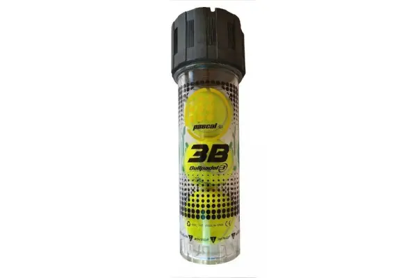 Venta Final Presurizador Para Pelotas De Pádel Bullpadel Pascal Box 3B/ Incluye Bomba Hinchadora/ Capacidad 3 Uds