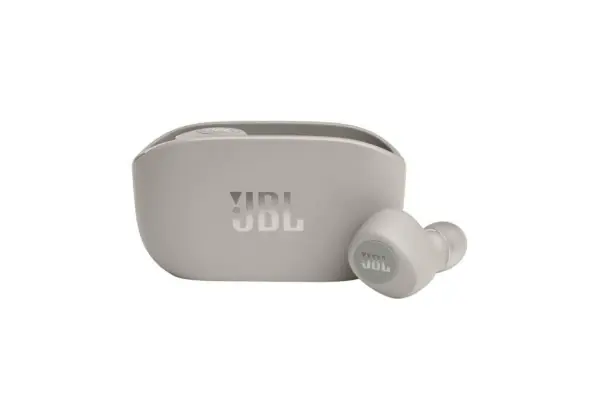 Compra Ahora Auriculares Bluetooth Jbl Wave 100Tws Con Estuche De Carga/ Autonomía 5H/ Plata