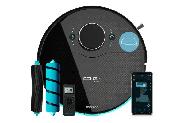 Favorito De Clientes Robot Aspirador Cecotec Conga 8090 Ultra X/ Friegasuelos/ Control Por Wifi