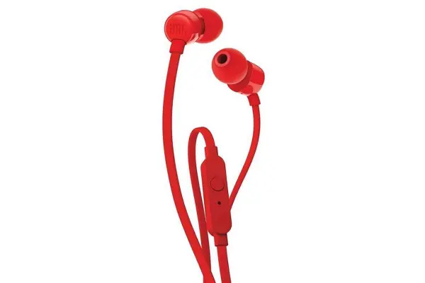 Comprar En Línea Auriculares Intrauditivos Jbl T110/ Con Micrófono/ Jack 3.5/ Rojos