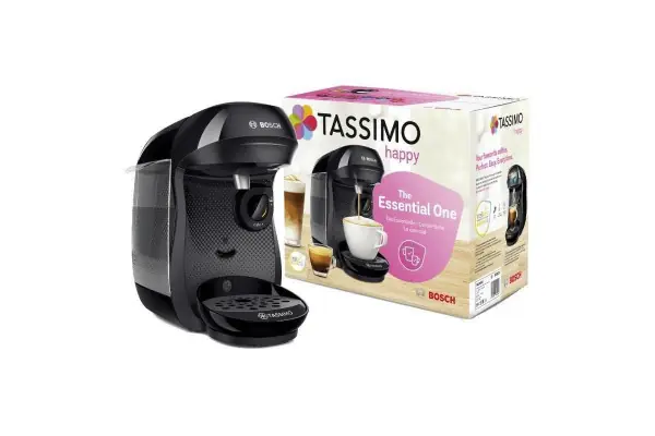 Promoción Exclusiva Cafetera De Cápsulas Bosch Tassimo Happy/ Negra