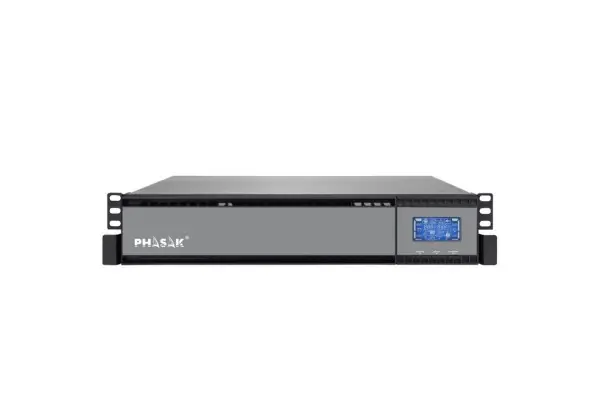 Promoción Sai Online Phasak Rack 19‘ 1000 Va Online Lcd/ 1000Va-900W/ 2 Salidas/ Formato Rack
