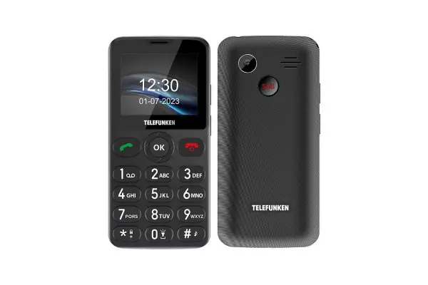 Súper Precio Teléfono Móvil Telefunken S415 Para Personas Mayores/ Negro