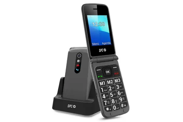 Teléfono Móvil Spc Stella 2 Para Personas Mayores/ Negro Solo Hoy