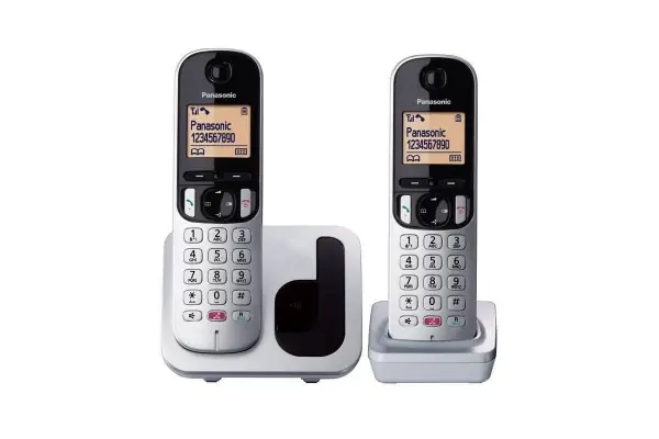 Teléfono Inalámbrico Panasonic Kx-Tgc252Sps/ Pack Duo/ Plata Mejor Precio