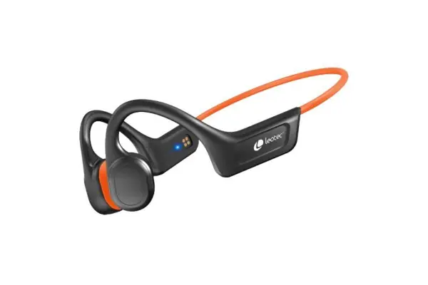 Precio De Fábrica Auriculares Inalámbricos Deportivos De Conducción Ósea Leotec Run Pro/ Con Micrófono/ Bluetooth/ Naranjas
