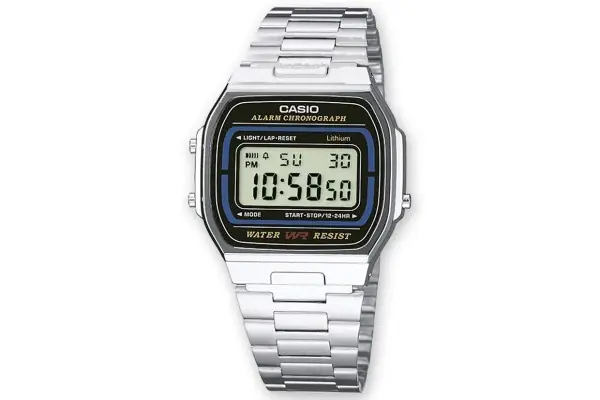 Reloj Digital Casio Vintage Iconic A164Wa-1Ves/ 37Mm/ Negro Y Plata Devolución Gratuita