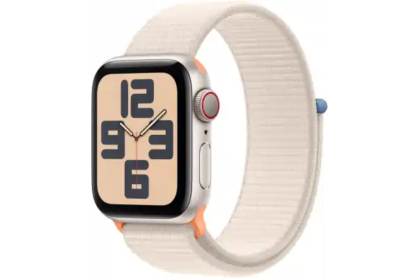 Disponible Ahora Apple Watch Se 2 Gen 2023/ Gps/ 40Mm/ Caja De Aluminio Blanco Estrella/ Correa Deportiva Loop Blanco Estrella